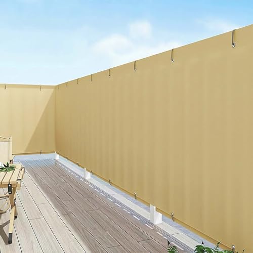Brise vue balcon extérieur coupe-vent résistant intempéries 105x550
