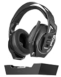 RIG 900 MAX HS Multi-Platform Dual Wireless Gaming Headset with Bluetooth Officially Licensed for Playstation PS5, PS4 - Compatibile con PC, Switch, Steam Deck, Android, iPhone - Charging Base