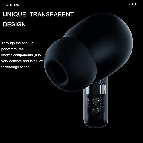 Nothing Ear 1 Wireless Earbuds Noise Cancelling,Bluetooth 5.2 in Ear Headphones with 3 Microphone, 34H Playtime IPX4 Waterproof Earphones-Compatible with iPhone & Android,Black by Nothing - Image 4