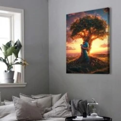 Décoration murale de chambre à coucher moderne avec tableau romantique - 4