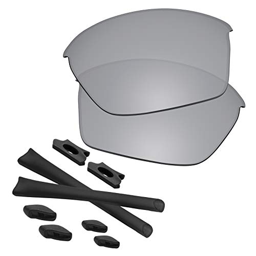 Image of Flak Jacket Lenses & Rubber Kits Replacement for Oakley Sunglasses Polarized