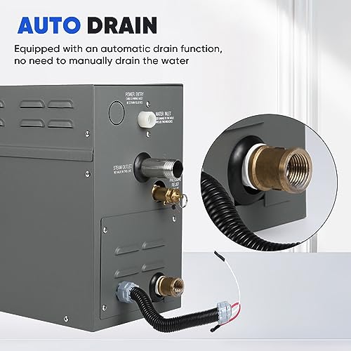 Soko SK-STEAM-GENERATOR-BY4 9Kw Steam Generator Steam Shower Kit Complete thumb #2