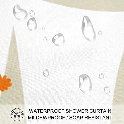 Rideau de douche Halloween étanche pour éviter les éclaboussures