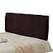 XHDZSW Housse Tete De Lit,Housse De Protection De Tête De Lit,Extensible Housse De Protection De Tête De Lit Lavable Anti-poussière Pack Complet 360 ° (Brun,210-240 cm)