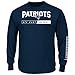 New England Patriots Navy Primary Receiver 2 Long Sleeve Football Tee Shirt