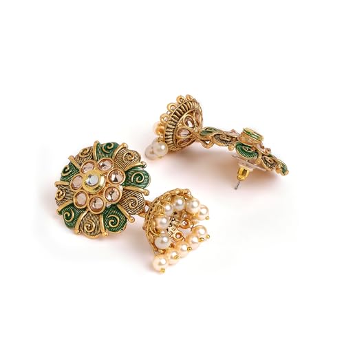 Chandbali Ethnic Earrings - Trendy Design