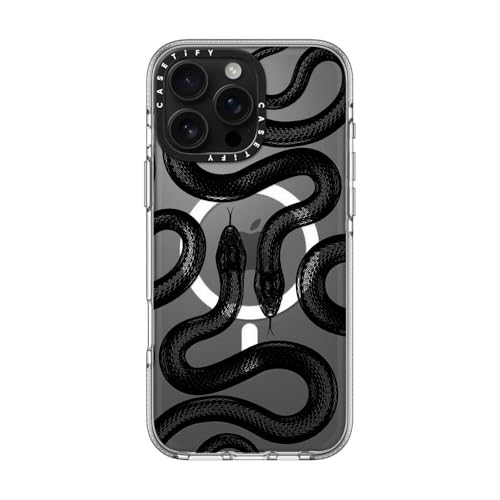 Coque transparente pour iPhone 16 Pro Max haut de gamme design Serpent Royal CASETiFY - 2