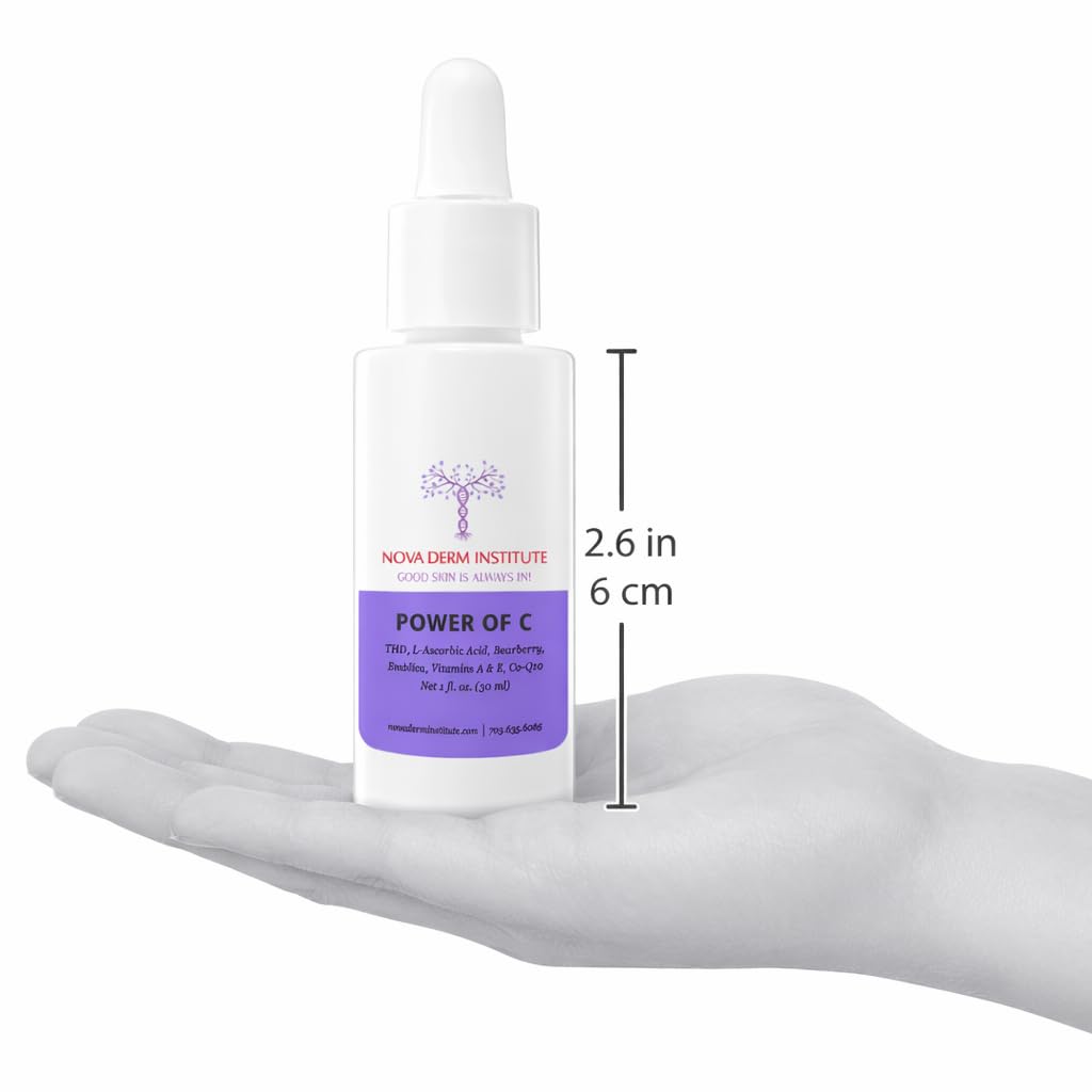 Vitamin C Serum for Face, 20% Encapsulated Vitamin C, Brightening Hydrating Serum with Hyaluronic Acid & Vitamin E, Non-Greasy, 1 fl oz