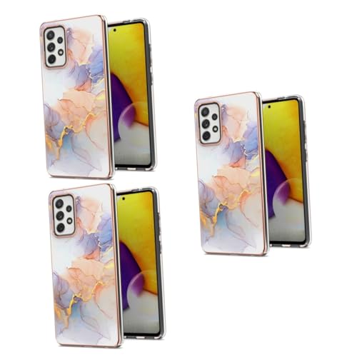 Coque A72 4g/5g anti-rayures lot de 3 coques confortables pour éviter les chutes