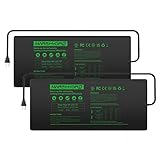 MARS HYDRO Heizmatte Pflanzen (2pcs),Heizmatte für gärbox Terrarium, Wärmematte Pflanzen für Sämlinge Germination und Amphibien Reptilien -48