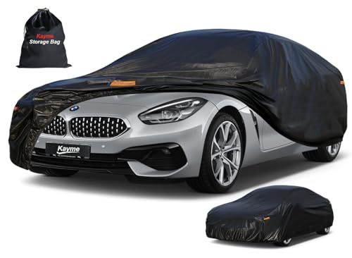 Image of Kayme 7 Layers Car Cover Custom Fit for BMW Z4 E85 E86 E89 G29 Coupe /Roadster /Convertible (2002-2025) Waterproof All Weather for Automobiles, Outdoor Full Cover Rain Sun UV Protection