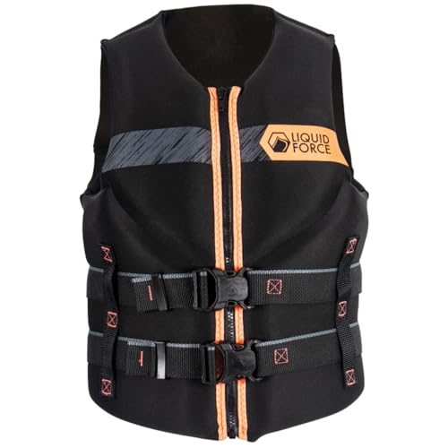 Liquid Force 2026 Women's Classic Hinge (Black/Coral) CGA Life Jacket - Large