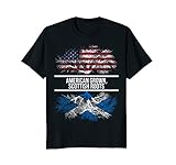 American Grown, Scottish Roots Shirt - American Flag Tee