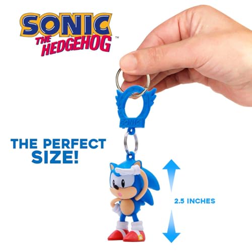 Just Toys LLC Ganchos de mochila Sonic the Hedgehog, Multi, P