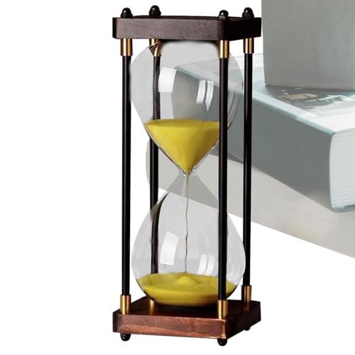 Pruojhw Vintage, 60 Minuti | Elegante Timer di Sabbia | Decorazione Timer Sabbia Creativa Ufficio
