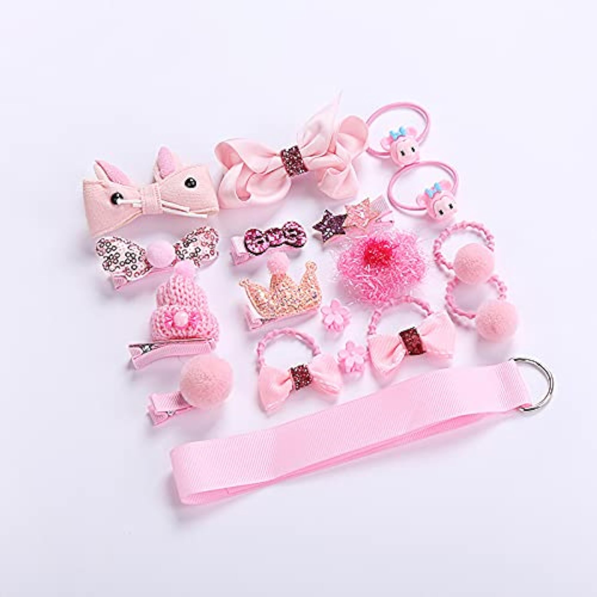 18pc Melbees Hair Accessories Set with Clips and Bands