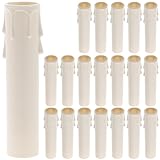Manchons de bougie en plastique : large application : idéal pour remplacer les anciens caches de lustres, il s'adapte à la plupart des lustres à douille e12, décorez votre luminaire avec ce cache, ce qui lui donne un aspect plus bougie. veuillez vous assurer de la taille de votre luminaire avant de .