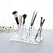 Produktbild Kosmetik Organizer  Make Up-Pinsel Becher Acryl Kosmetik Aufbewahrung Kosmetikpinsel Behälter(19 * 11 * 9cm)
