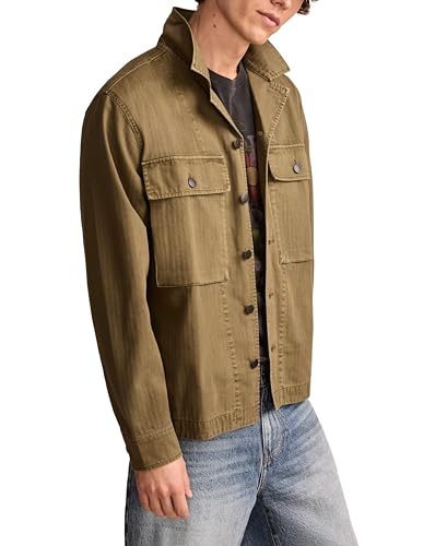 Lucky Brand Men's Military Shirt Jacket3
