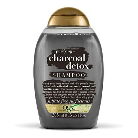 OGX Charcoal Clarifying Shampoo for Oily and Greasy Hair, 385 ml (Pack of 1) Cover