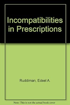 Hardcover Incompatibilities in Prescriptions Book