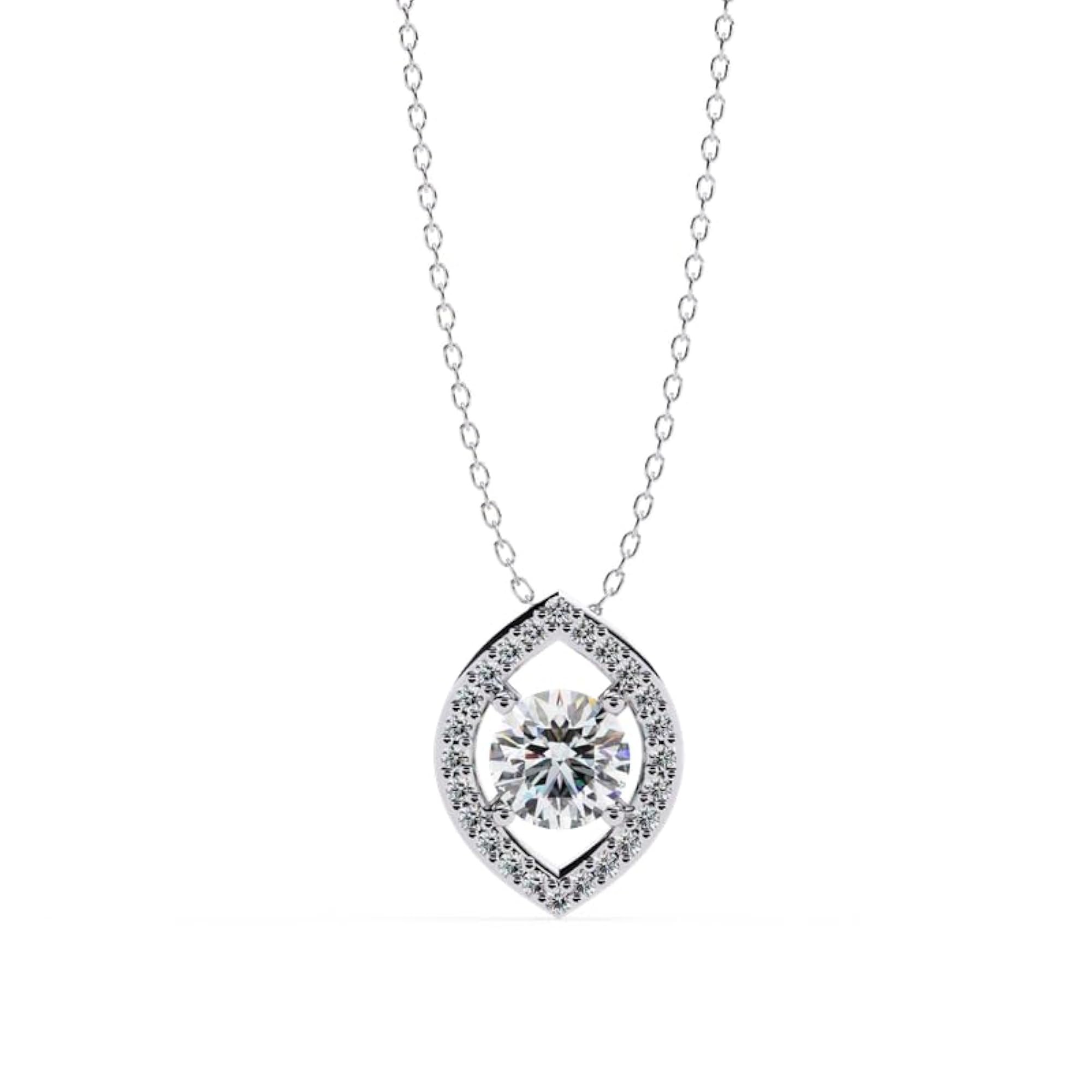 925 Sterling Silver Necklace with Fine Finish and Secure Clasp