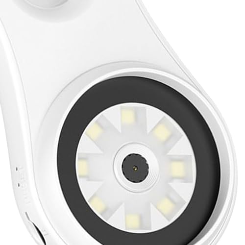 Image of Handheld Digital Microscope Fixed, 500X Pocket Microscope Magnifying Glass, 2MP, 1920x1080P HD, 2.0 Inch Screen, Built in 8 LED Lights, for Kids Adults (White)