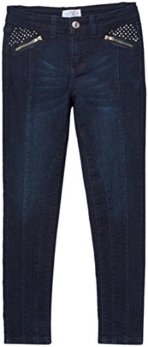 Image of ToBeInStyle Girl's Denim Easy Styling Classic Timeless Everyday Jeans Zip-Up Closure