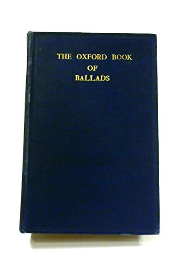 The Oxford Book of Ballads B000SMVSBK Book Cover