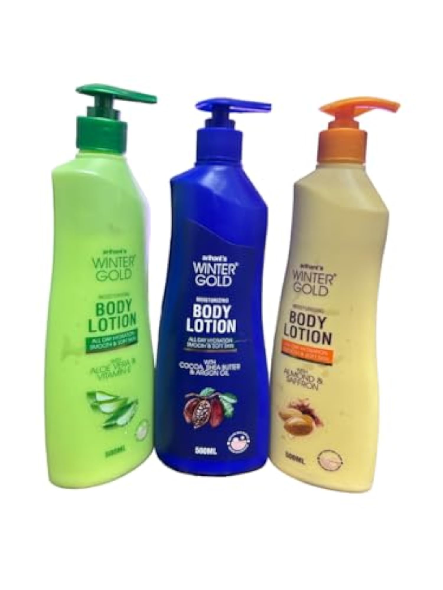 Arihant's Aloe Vera & Vitamin E Body Lotion Pack of 3, 500ml