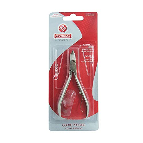 Alicate Unha Classic, Mundial S/A, Prateado
