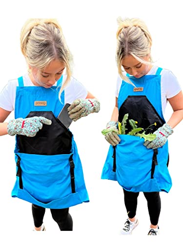 Grampa's Gardening Apron Cross Back Garden Apron with Large Pockets - image 1