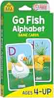 School Zone Go Fish Alphabet Game Cards: Preschool