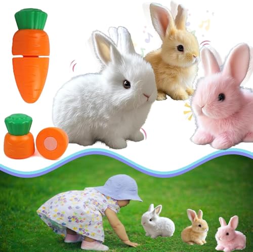 Bunny Toys Interactive Electronic Pet Toys Bunnies Can Walk and Talk