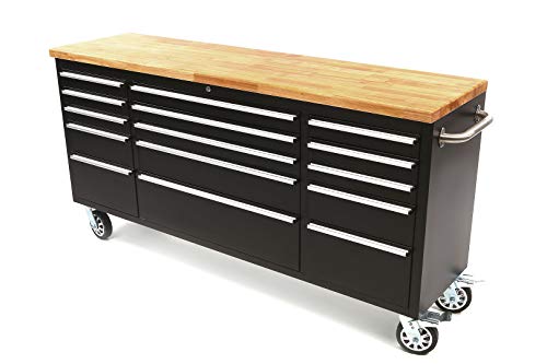 Werkstattwagen 182cm Schwarz