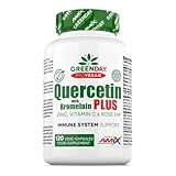 GreenDay® ProVegan Quercetin with Bromelain PLUS – 120 Cápsulas Vegetales – Con Vitamina C, Zinc y Extracto de Escaramujo – Complemento Alimenticio