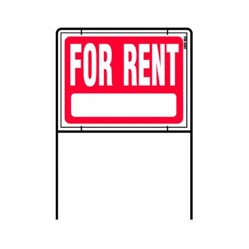 Panneau For Rent Sign HY-KO PROD 18x24 pouces pour location immobilière