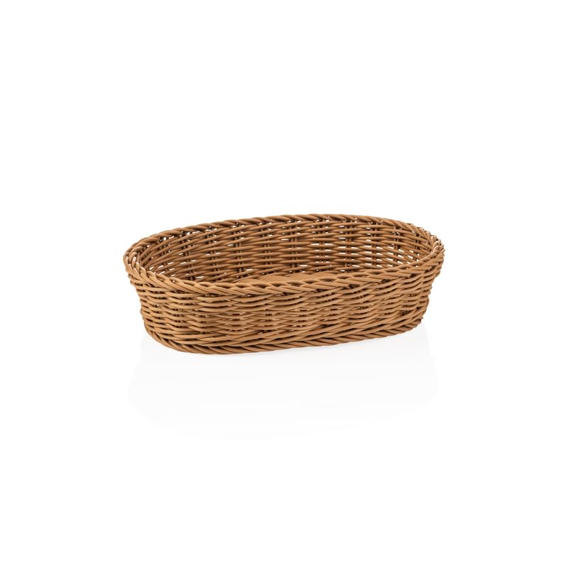 10x Tischkorb Korb beige Gastro 32 x 23 x 7 cm, Polypropylen