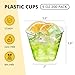 RACETOP 200 Pack 9 oz Clear Plastic Cups for Party, Disposable Clear Cup, Disposable Cups, Wine Glasses Cups, Plastic Cocktail Glasses
