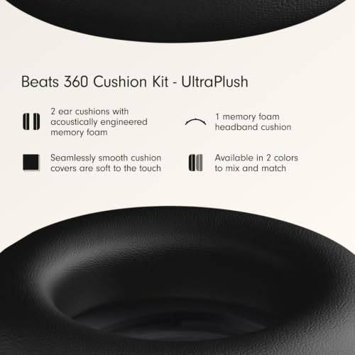 Image of Beats 360 Cushion Kit for Earcups /Headband - UltraPlush, Black
