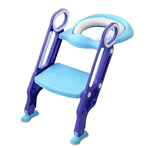 Siège de formation de pot de bébé avec échelle réglable bleu