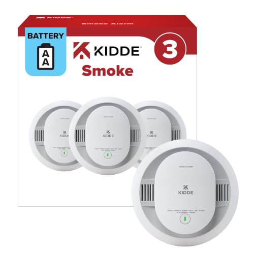 Image of Kidde Smoke Detector, AA Battery-Powered, 20SDR, 18 Pack