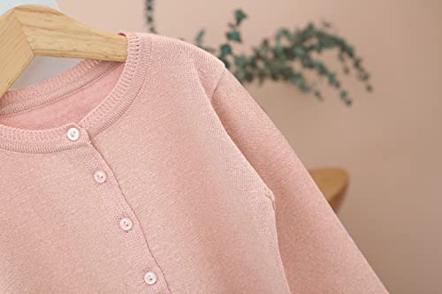 Lilax Girls’ Knit Long Sleeve Sparkle Cardigan Sweater2