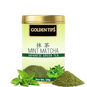 Golden Tips Mint Matcha Green Tea Powder 50g
