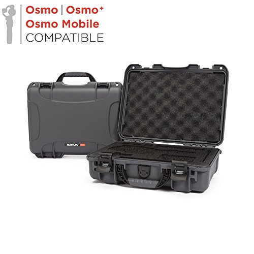 Nanuk Dji Osmo Waterproof Hard Case With Custom Foam Insert For Dji Gimbal Stabilizer Systems Including Osmo, Osmo+ And Osmo Mobile - 910-Osm17 Graphite #TOP1