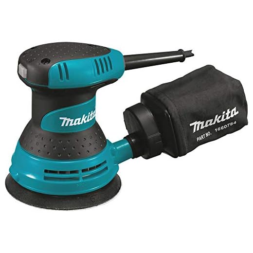 Makita BO5030K 5" Random Orbit Sander, with Tool Case, Teal
