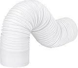 Manguera de escape flexible para aire acondicionado Cityflee, tubo de conducto de PVC blanco para unidades de CA portátiles