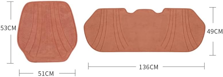 for Honda Passport 2024 2025 2026 Car Seat Cushion,Car Front Seat Cushion Mat,Driver Seat Cushion,Cushion Seat Protection, for Travel Driving,1-B Brown