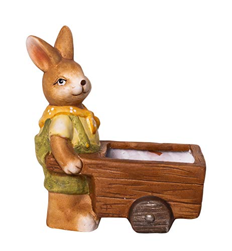 Wichtelstube-Kollektion Conejo de Pascua con carretilla, figura de cerámica Cover