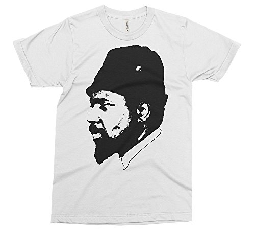 Thelonious Monk - Jazz Legend Music T-Shirt [Color - White, Size - S]
